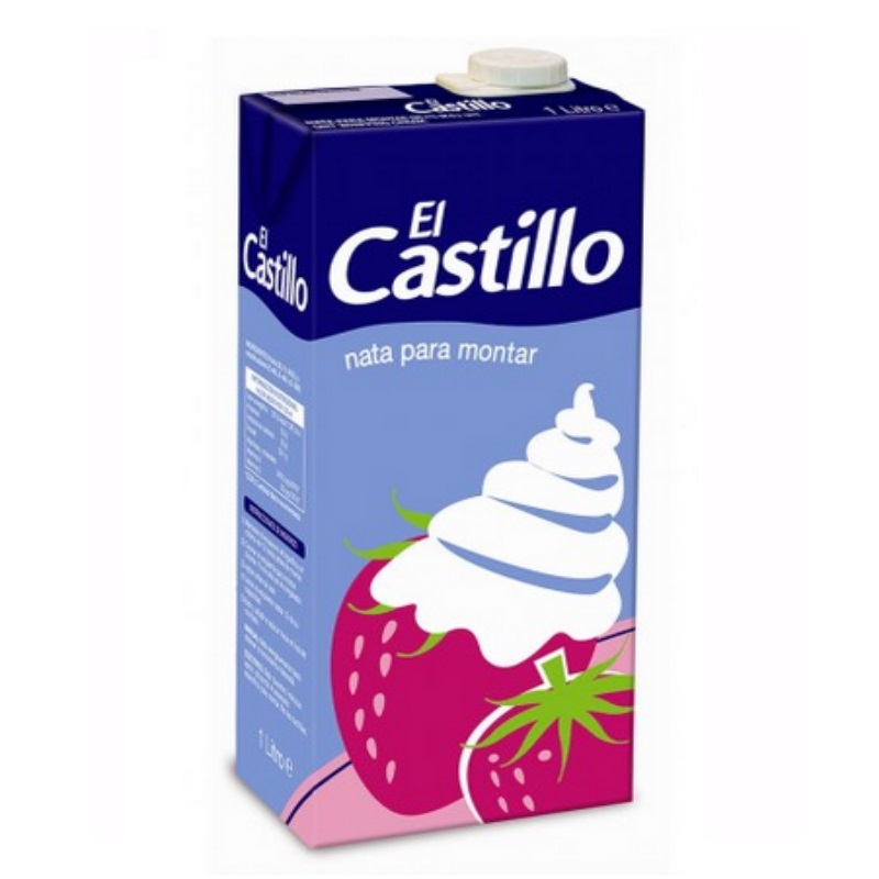 Nata uht "el castillo" 35% (caja 6 briks 1 l.)