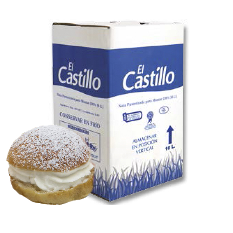 Nata fresca paste. el castillo 35 % m.g. - bib 10 l.