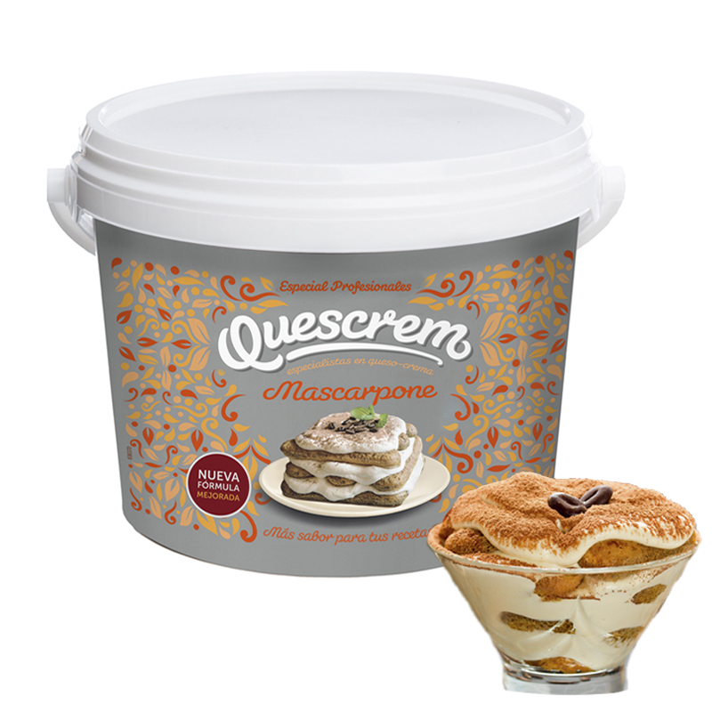 Mascarpone quescrem (cubo 2 kg.) 42%