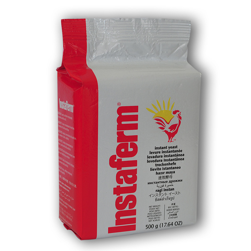 Levadura en polvo 500 grs. "instaferm" caja 10 kg.