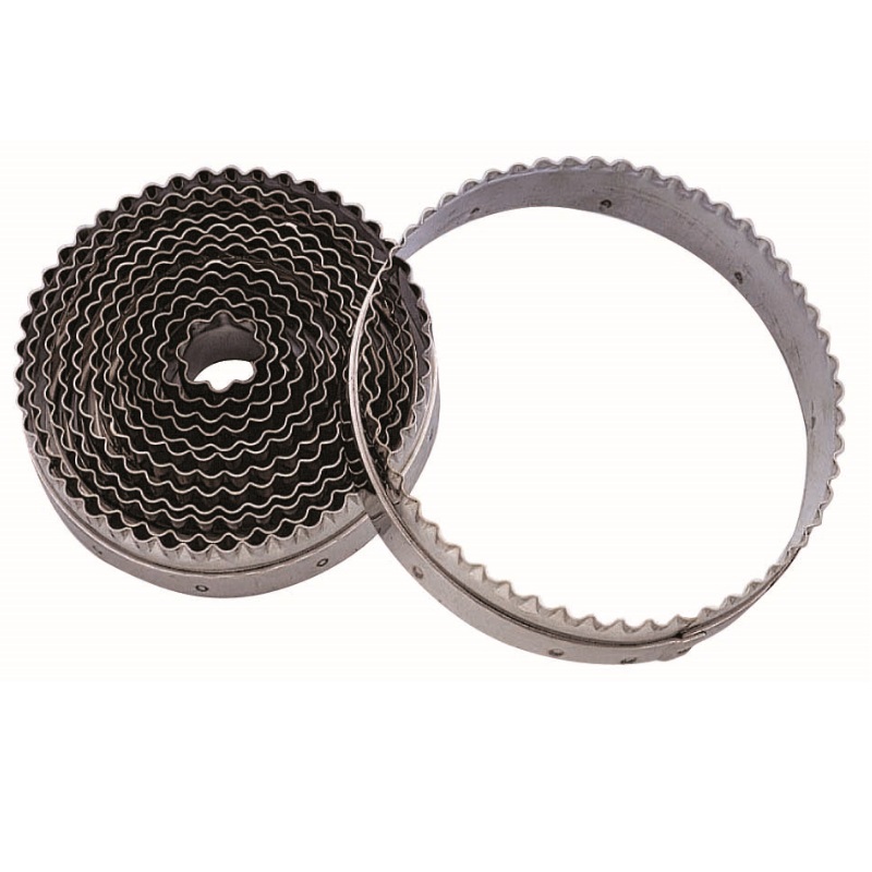 Cortador redondo acanalado inox 6 cm.-mf02306