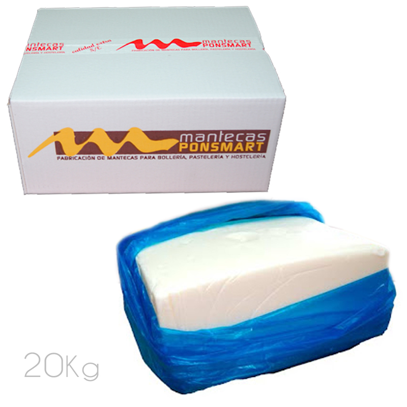 Manteca pura de cerdo pons-mart (caja 20 kg)