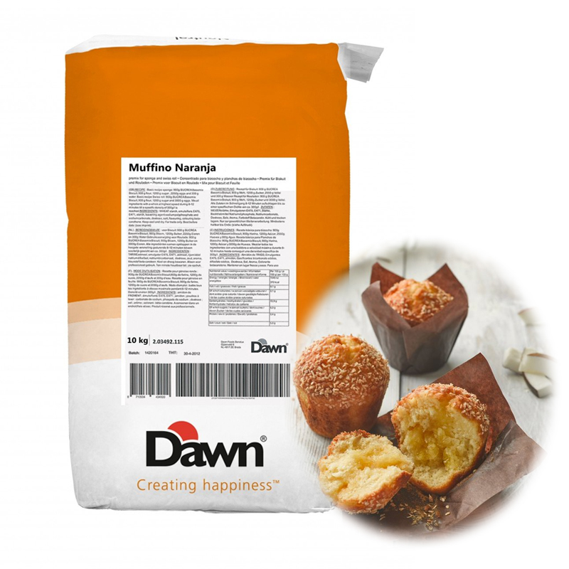 Muffino naranja (saco 10 kg.)