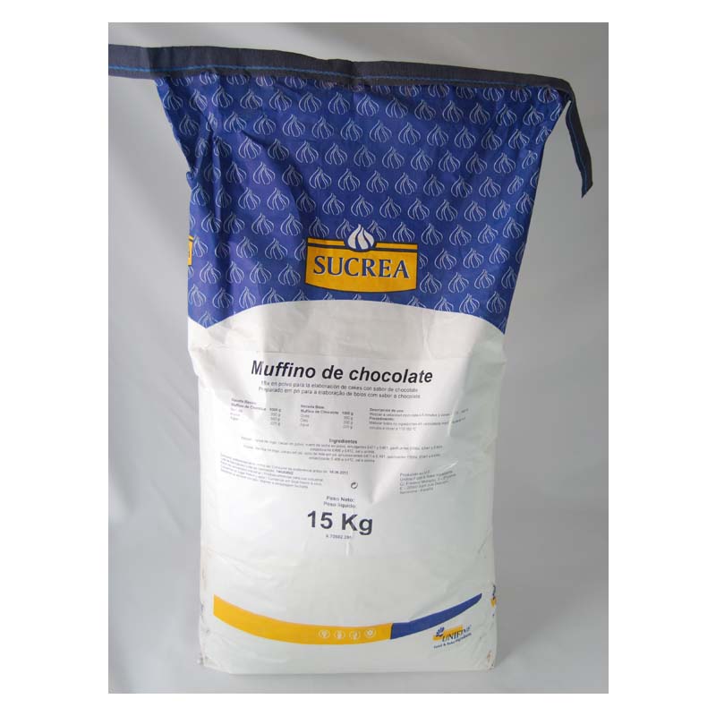 Muffino de chocolate (saco 15 kg.)