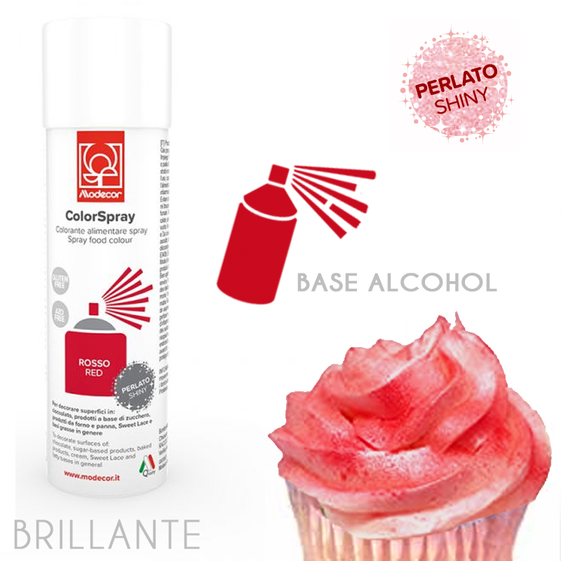 Spray perlado color rojo (bote 250 ml.) 23611