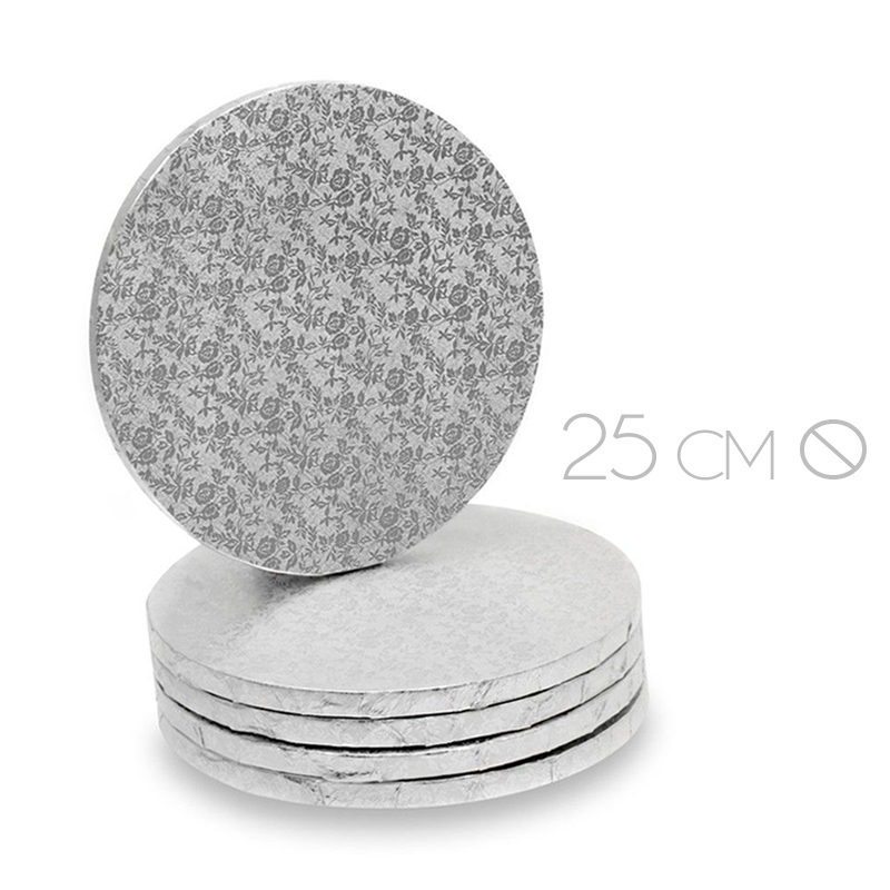 Disco carton plata 25x1.2 -modecor 30617h (caja 10 und.)