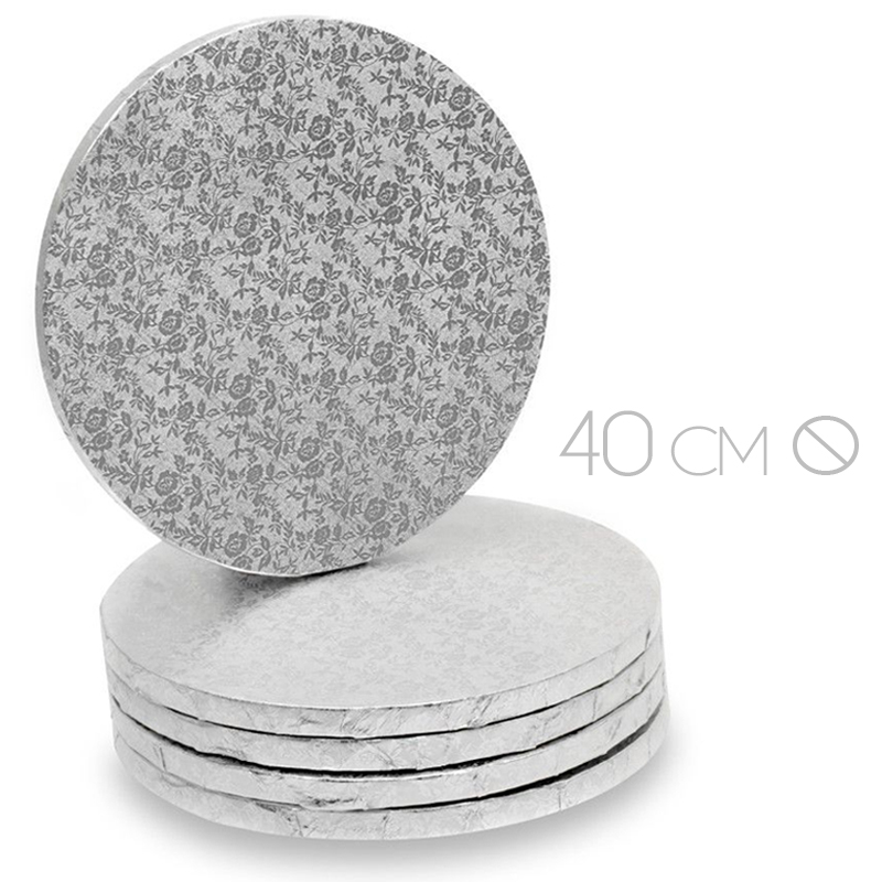 Disco carton plata 40x1.2 - modecor - 30620h (caja 5 und.)