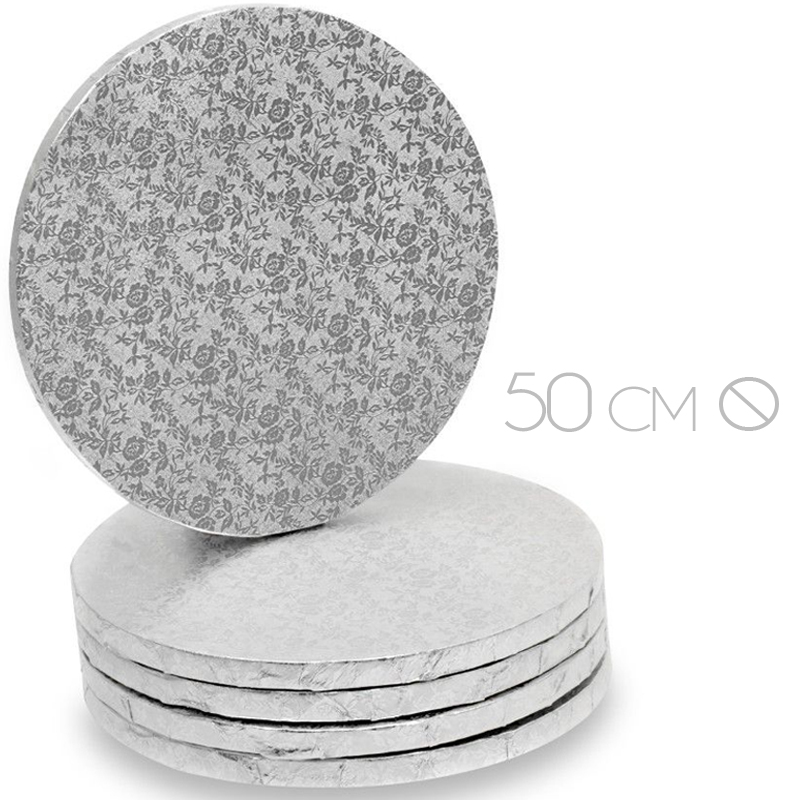 Disco carton plata 50x1.2 - modecor - 30622h (caja 5 und.)