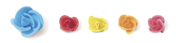 1020 "002" flores oblea 3 cm-6 pet.(caja 150 und.)