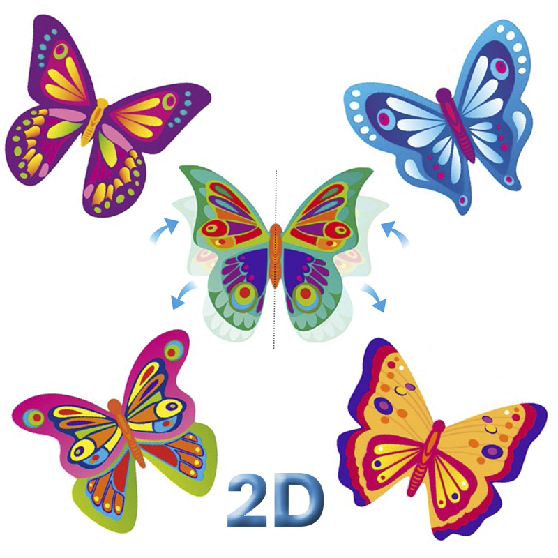 1081 adorno mariposas sdas oblea 2 d (caja 200 und.)
