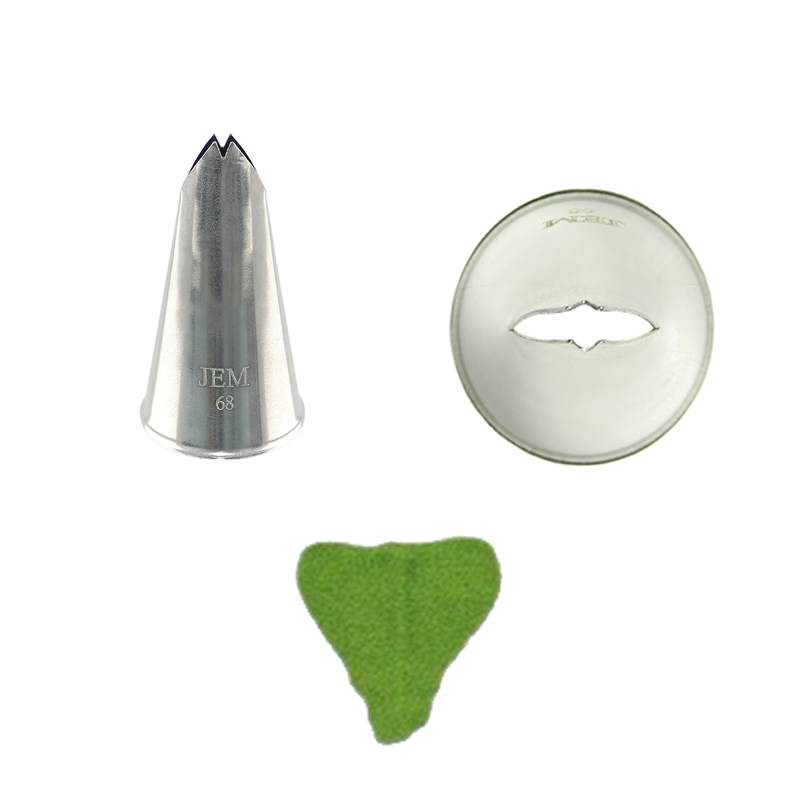 Pme-boquilla de tubería de hoja mediana jem nº 68