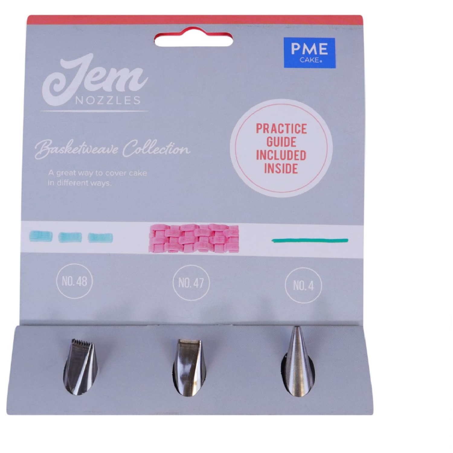 Pme-juego boquillas coleccion tejido de cesta jem(4-47-48) nz1002