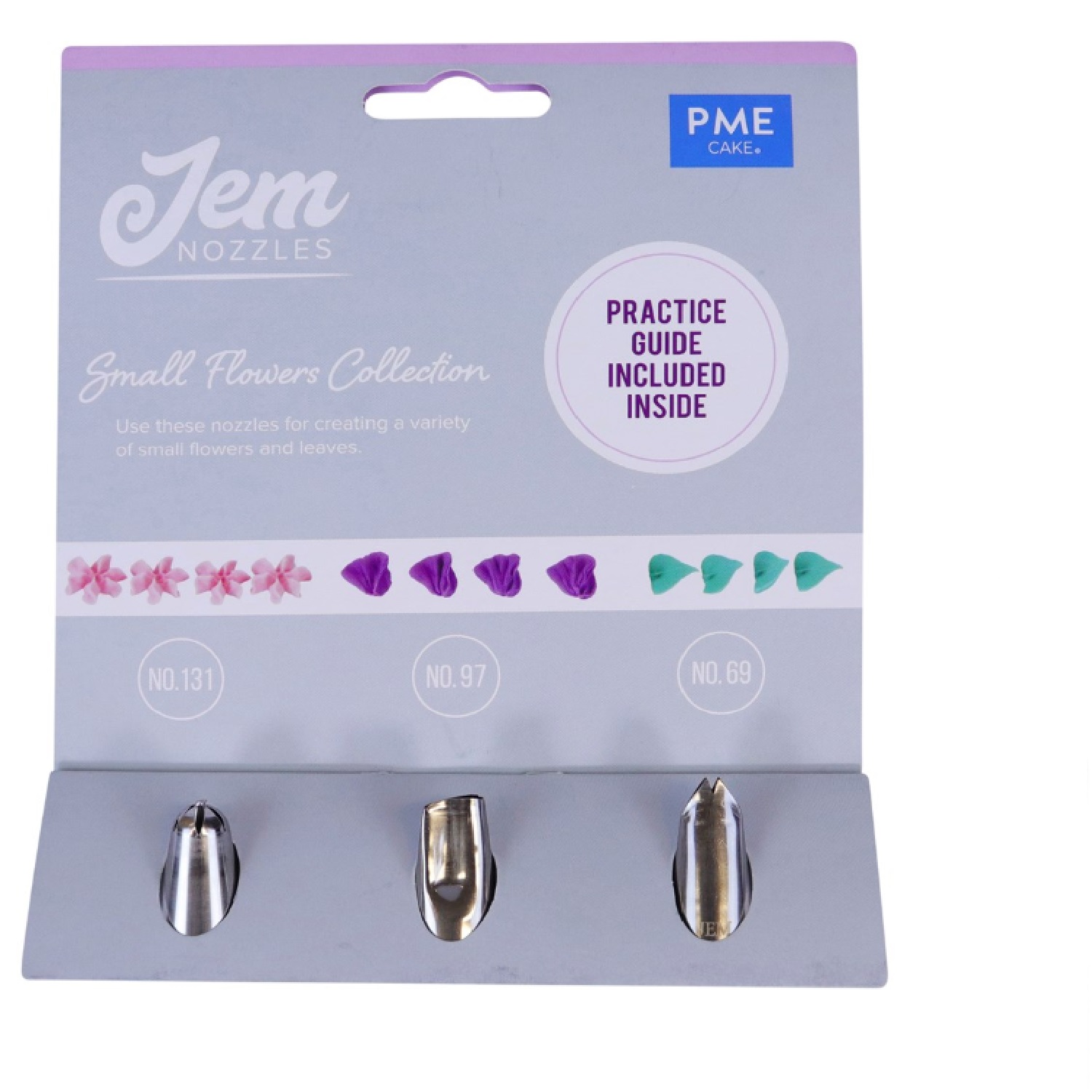 Pme-juego boquillas coleccion flores pequeñas jem(69-97-131)-nz1003