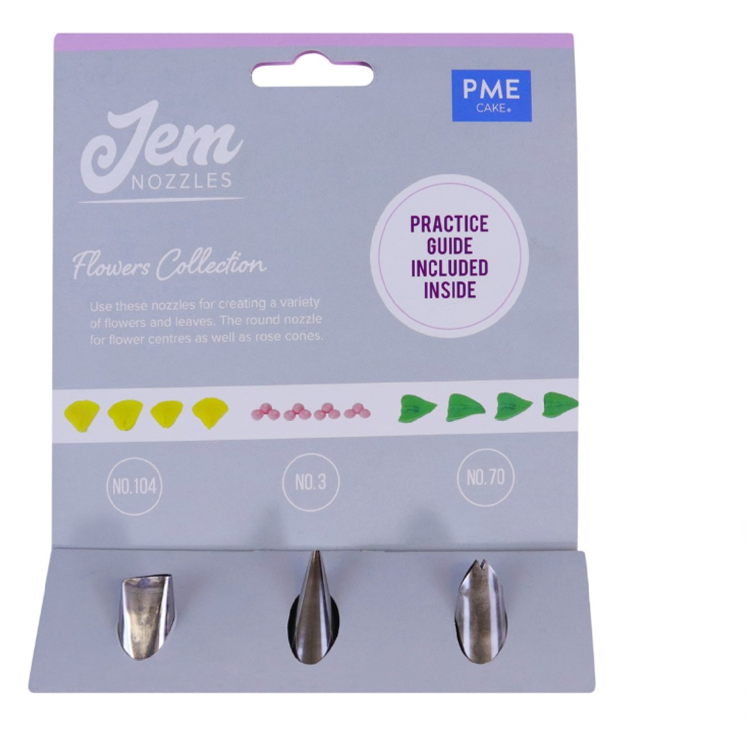 Pme-juego boquillas coleccion flores jem(3-70-104) nz1004