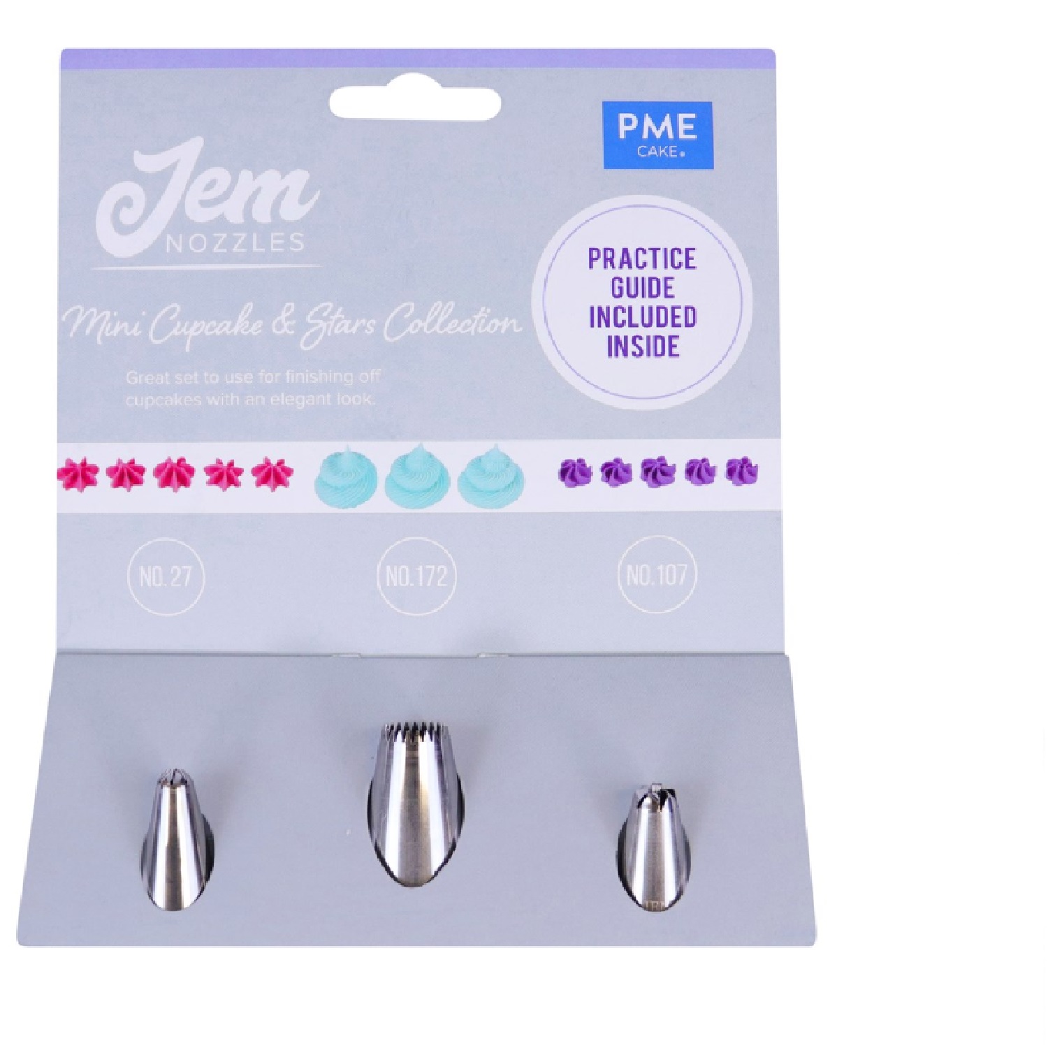 Pme-juego boquillas coleccion minicupcakes y estrellas jem(27-107-172)-nz1007
