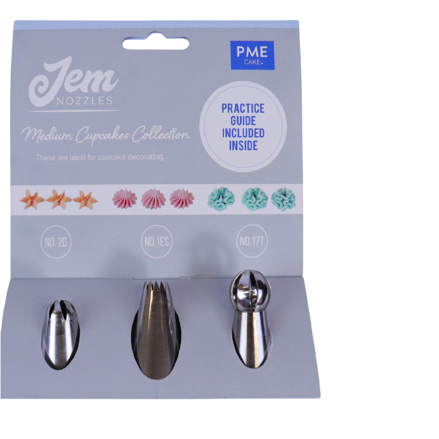 Pme-juego boquillas cupcakes medianas jem(1es-2d-17t)-nz1010