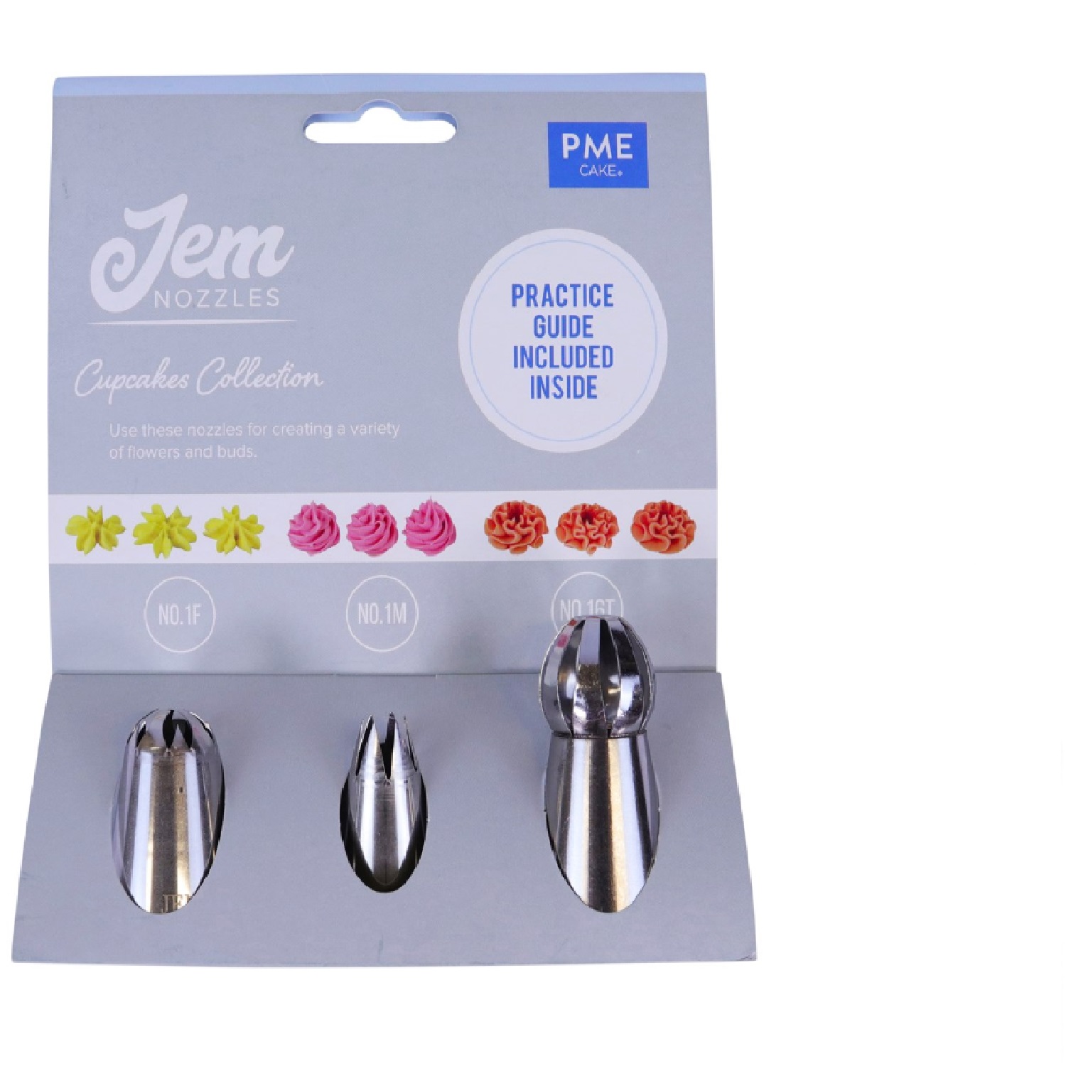 Pme-juego boquillas cupcakes jem(1m-1f-16t)-nz1011