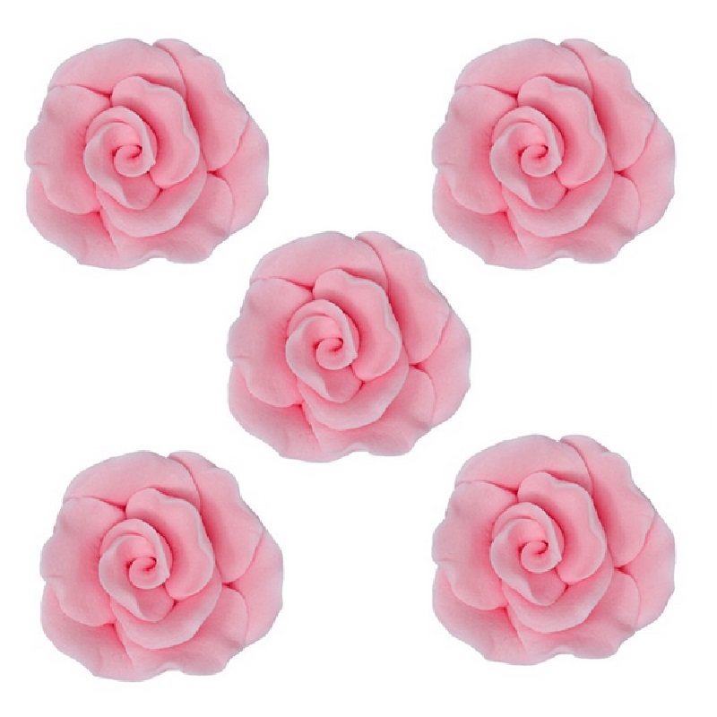Pme-36 rosas de azucar 40 mm. color rosa fs_sr403
