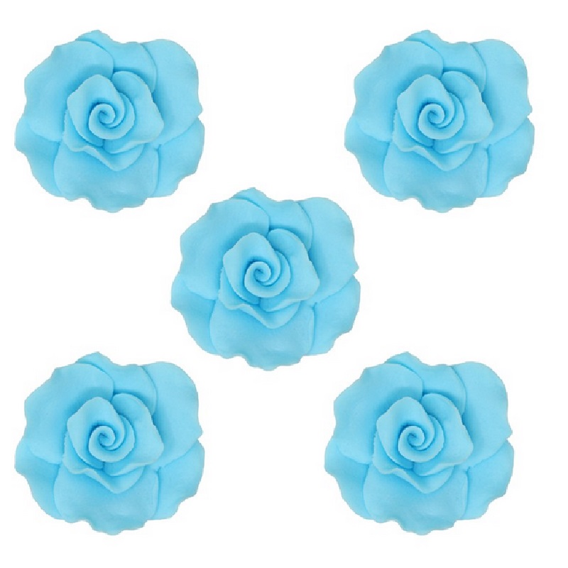 Pme-36 rosas de azucar 40 mm. color azul fs_sr404