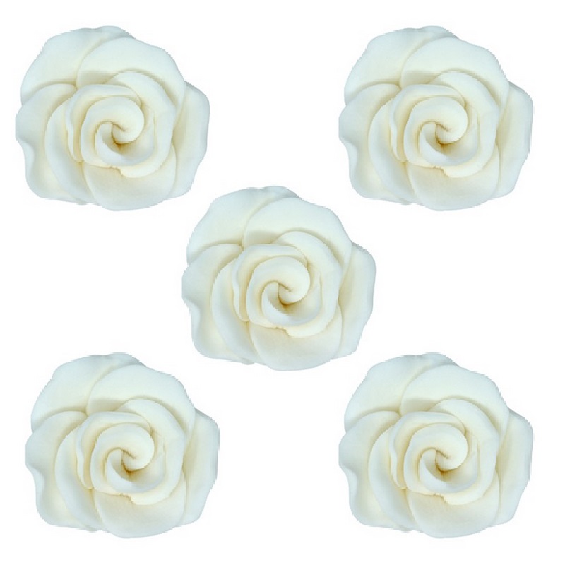 Pme-36 rosas de azucar 40 mm. color blanco fs_sr405