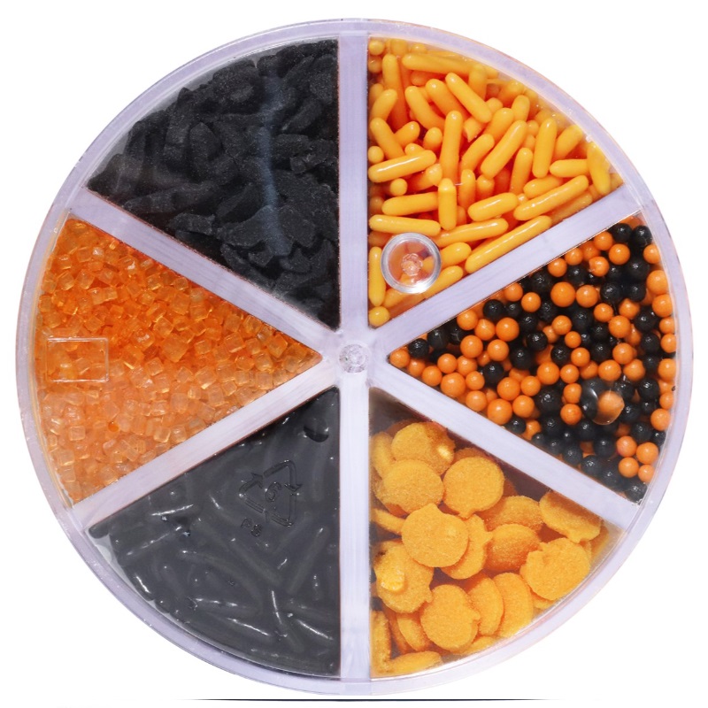 Pme-sprinkles 6 en 1 mezcla halloween huerto calabazas (162 gr.)