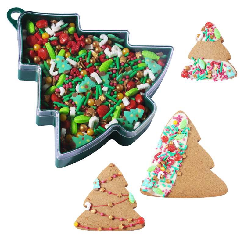 Pme-sprinkles navideños azucar arbol navidad - (bote 90 gr.)