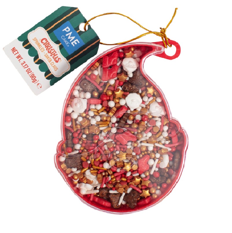 Pme - sprinkle navideños papa noel (90 gr.) ch25sks003