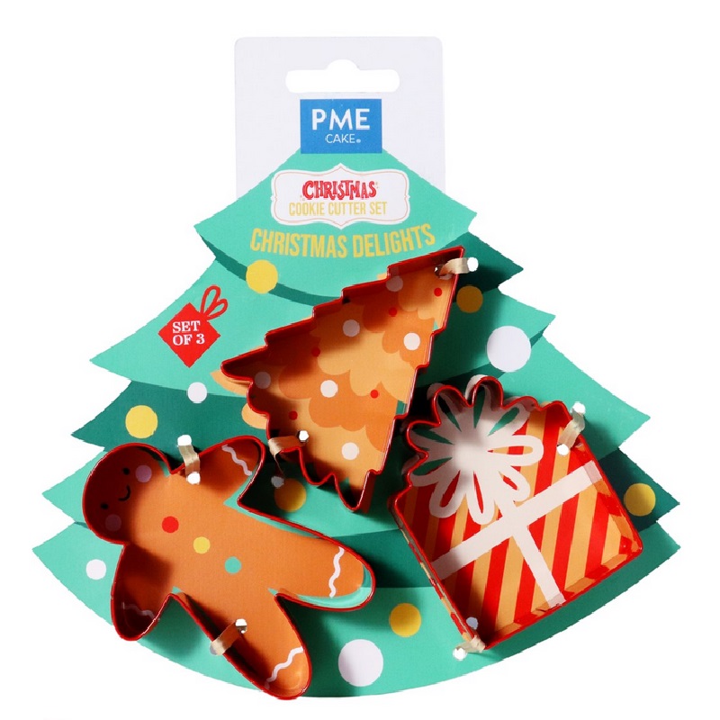 Pme-juego 3 cortadores navidad - ref.ch24ccc104