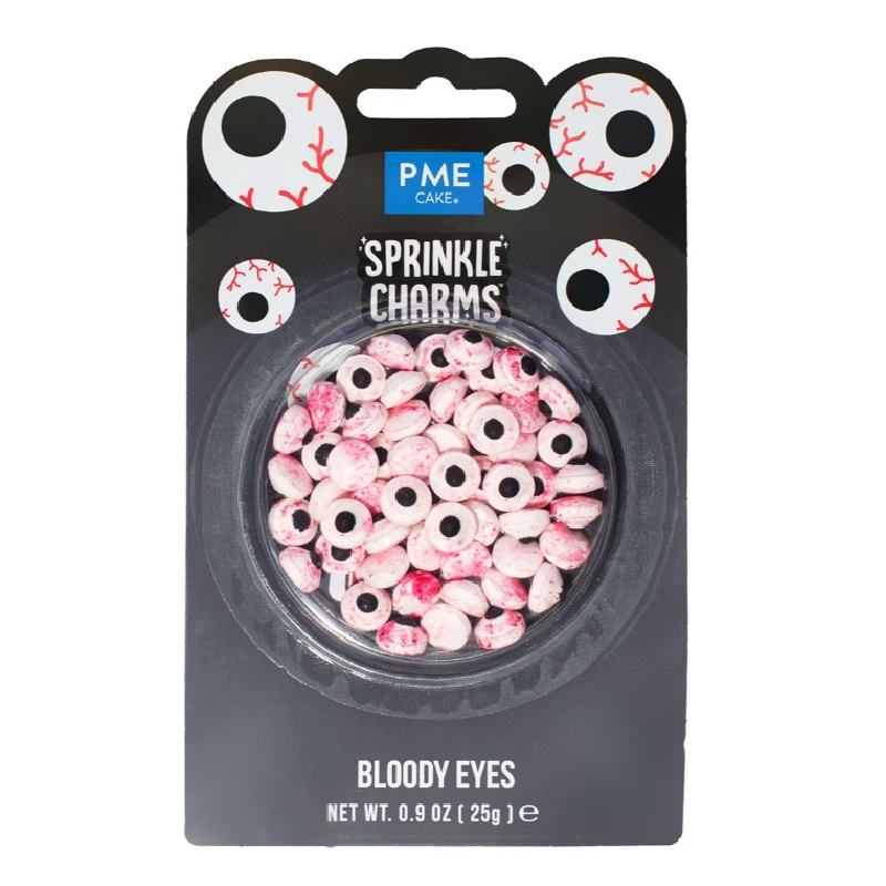 Pme sprinkle halloween ojos sangrientos 25 gr.hw25skb002