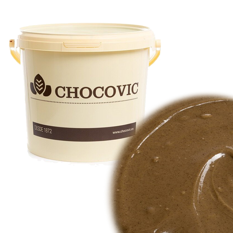 Praline avellana 50 % chocovic (c. 3 bidones de 5 kg)