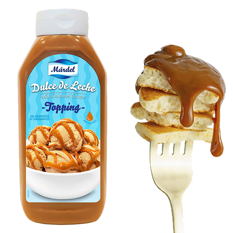 Topping dulce de leche (caja 6 botellas x 1.2 kg)