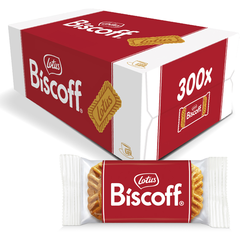 Galleta lotus biscoff cortesia (caja 6 pq. x 50 und.)