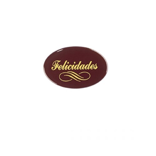 Placas chocolate felicidades (caja 72 und.) b000014092