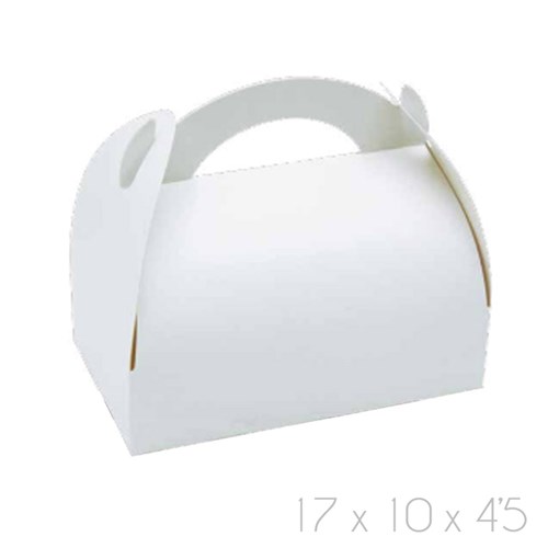 Caja asa blanca 17x10x6 (pqte 50 und).