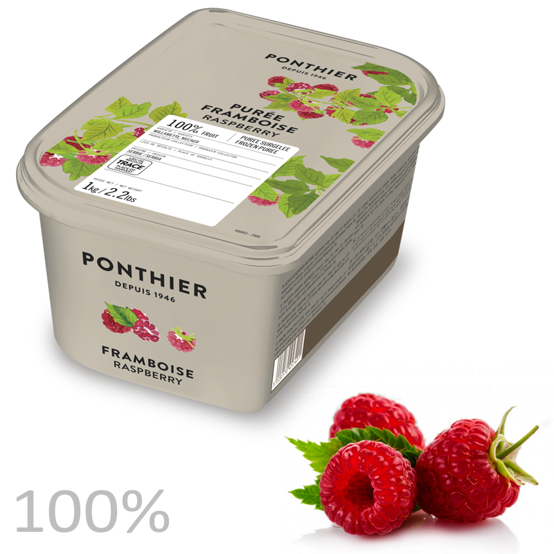 Pure frambuesa 100% c.g. ponthier (c.6 barq. de 1 kg)