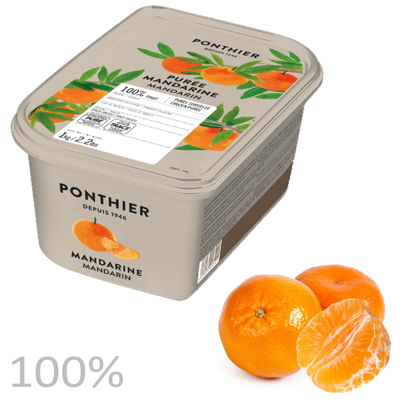 Pure mandarina 100% c.g. ponthier (c. 6 barq. de 1 kg)