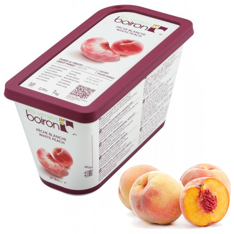 Pure melocoton blanco s/azuc.apb0c6 (c. 6 barq. x 1 kg.)