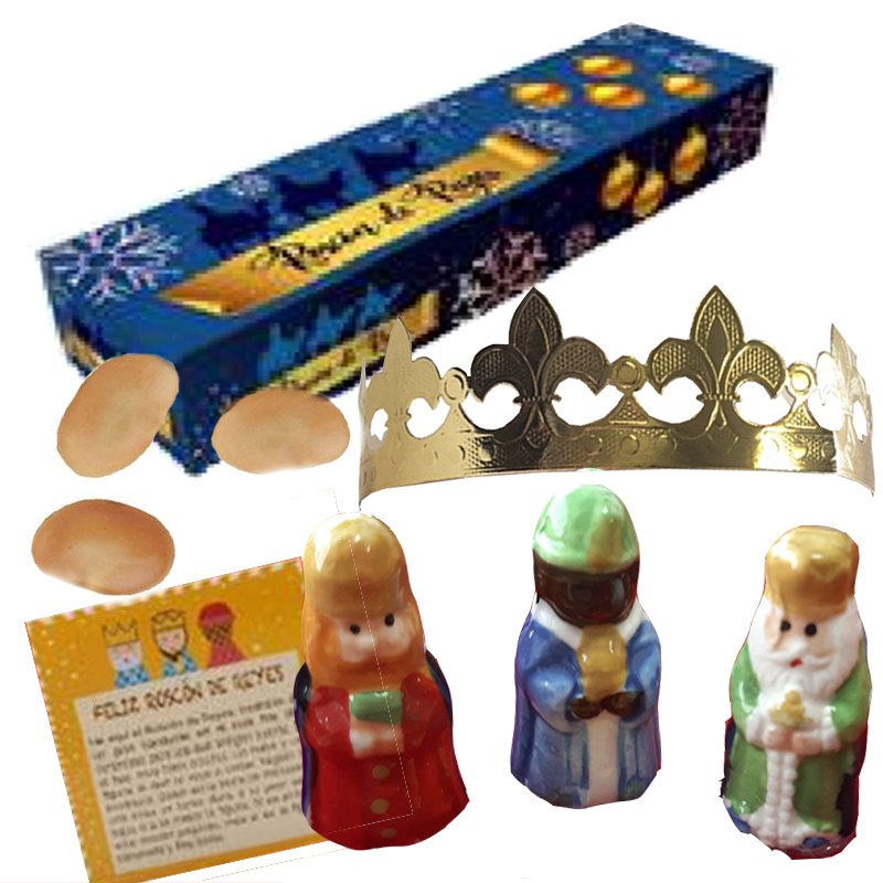 R. caja surt. roscon rey porcela (caja 100 und.)