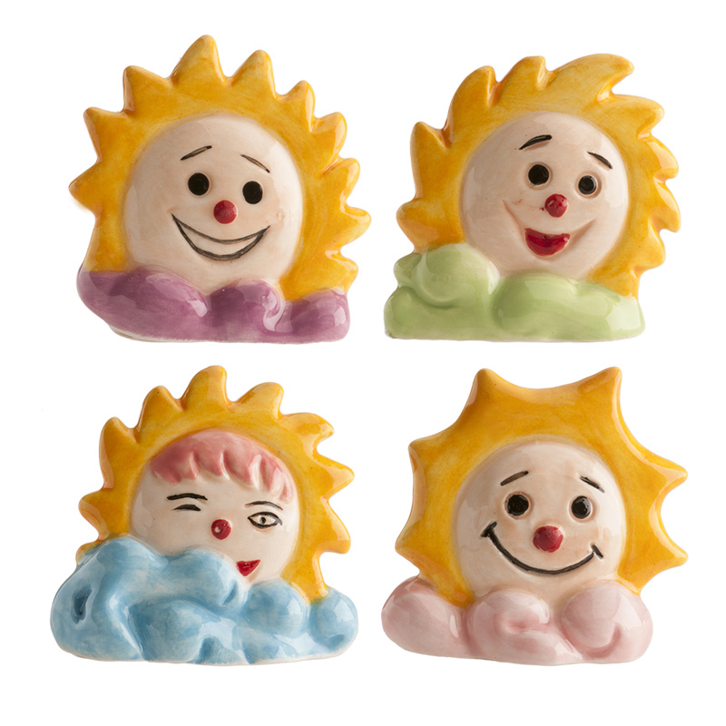 R. soles 3 d porcelana, 3,5 cm (caja 50 und.)