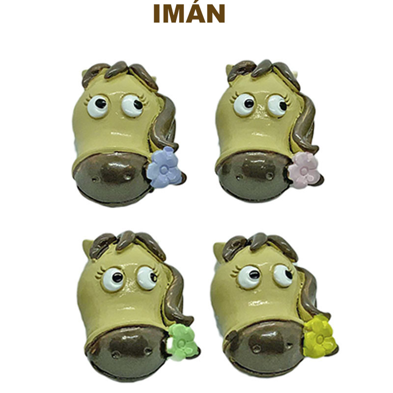 R. iman caballito con flor (c.100 und) 3,4 cm