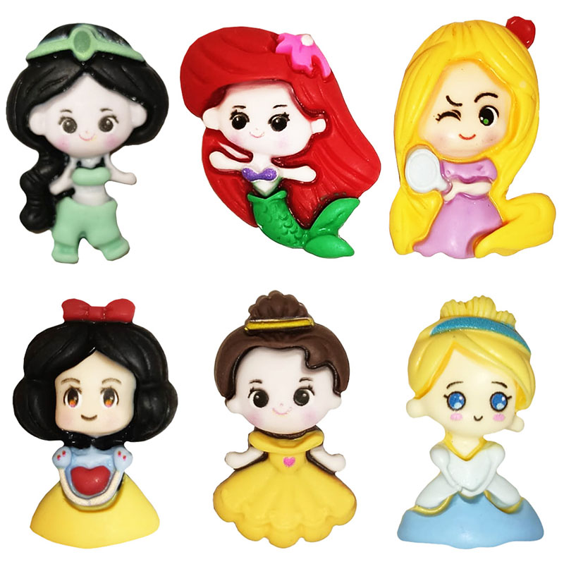 R princesas resina 2d roscon (c.100 und) 3.5 cm