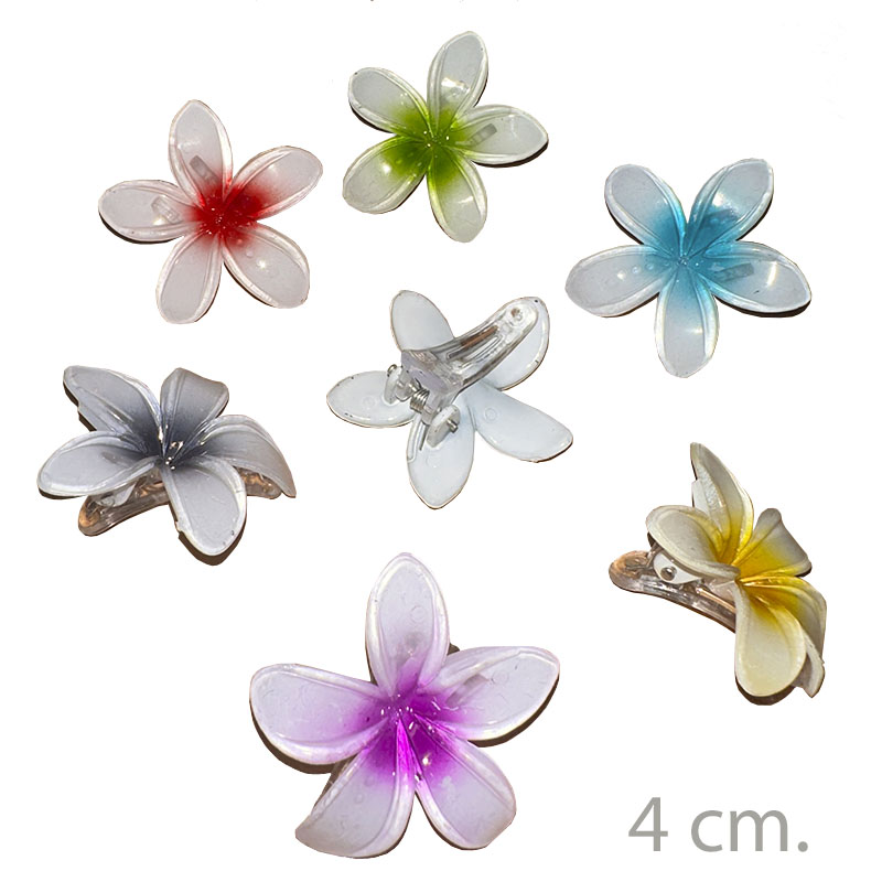 R pinza pelo surt. colores polietilieno hd roscon (c.50 und) 4.cm