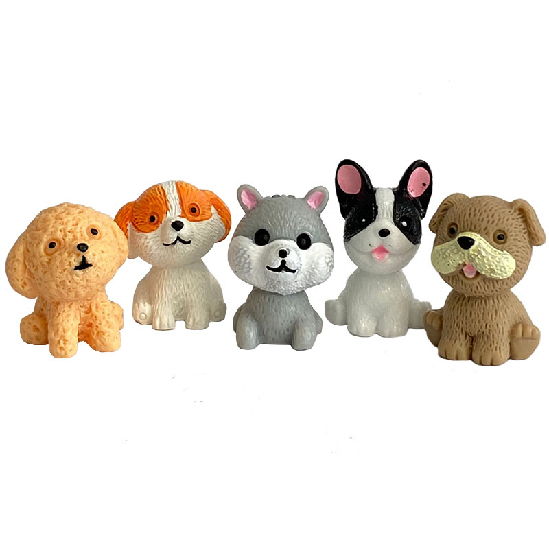 R perritos surt. resina roscon (c.50 und) -- 3 cm