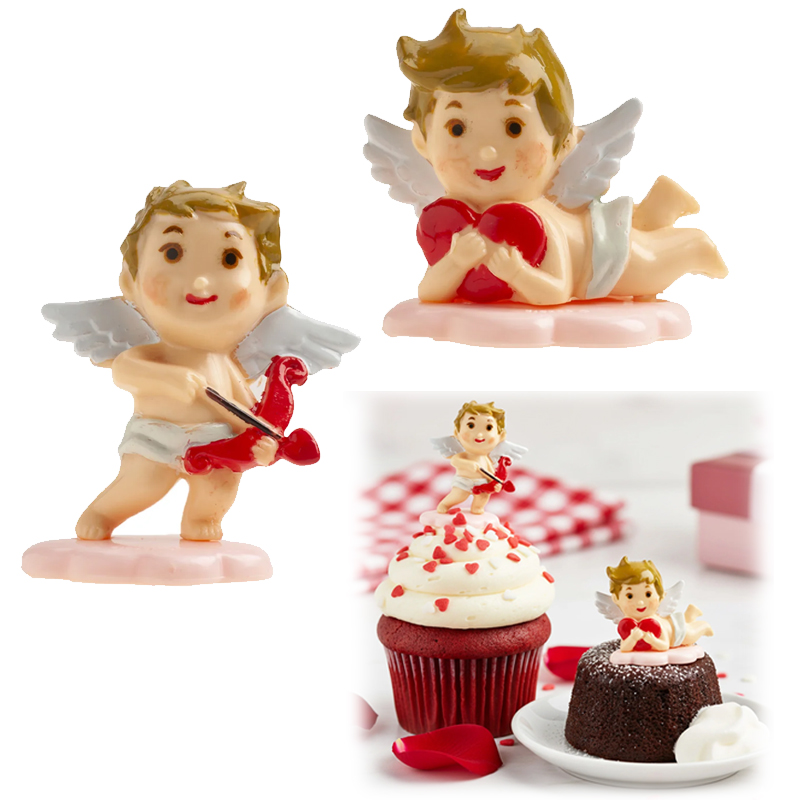 Cupidos new 2 mod. surt. plastico c/base 4,5 cm (caja 24 u)