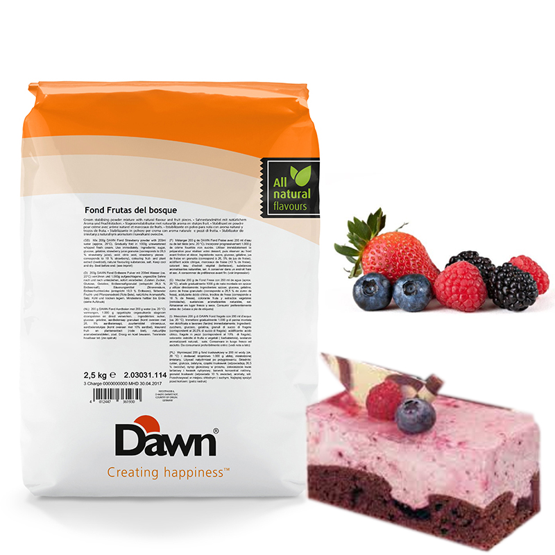 Fond frutas bosque (caja 5 kg./2 bolsas de 2.5kg )