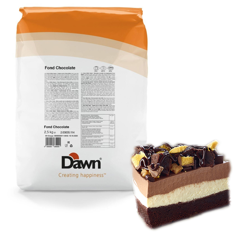 Fond chocolate (caja 5 kg./ 2 bolsas de 2.5 kg.)
