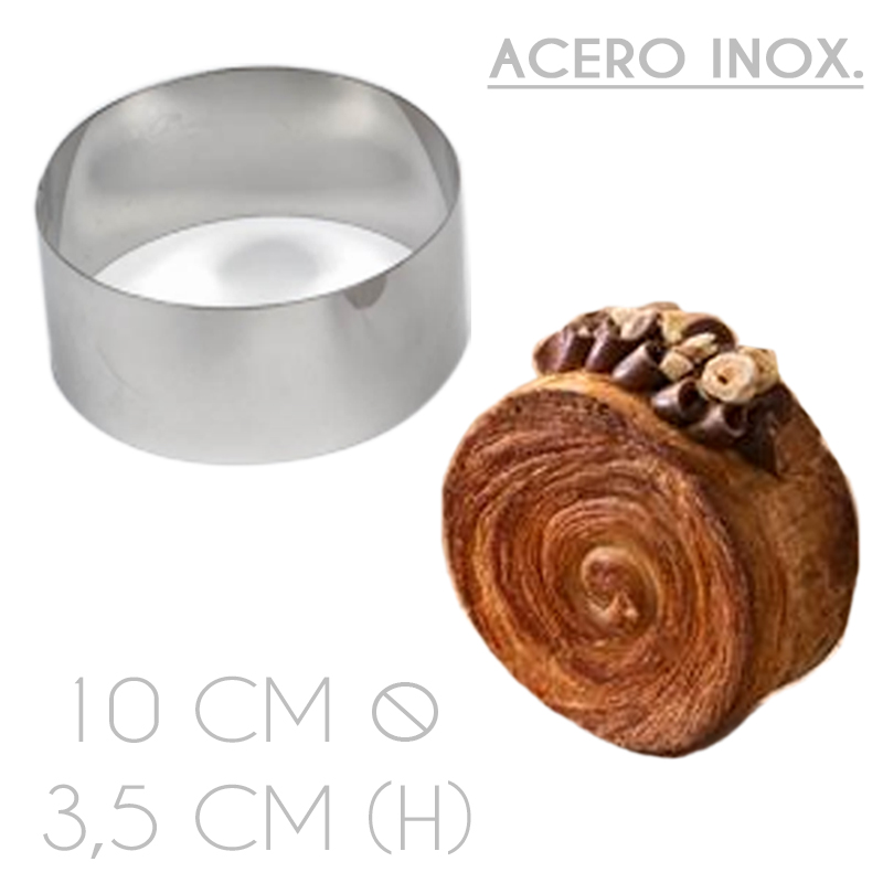 Aro inox emplatar 10x3.5 - mcs-0511.1