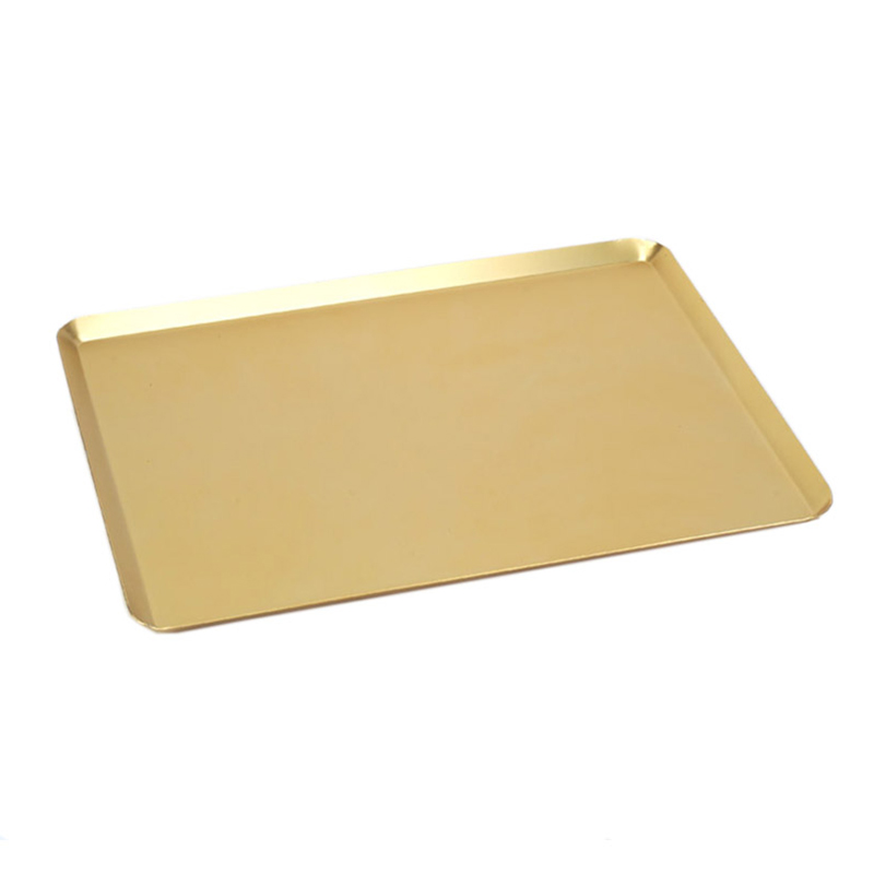 Bandeja oro 30x25.5 aluminio anodiz. exposicion r mcs-3617