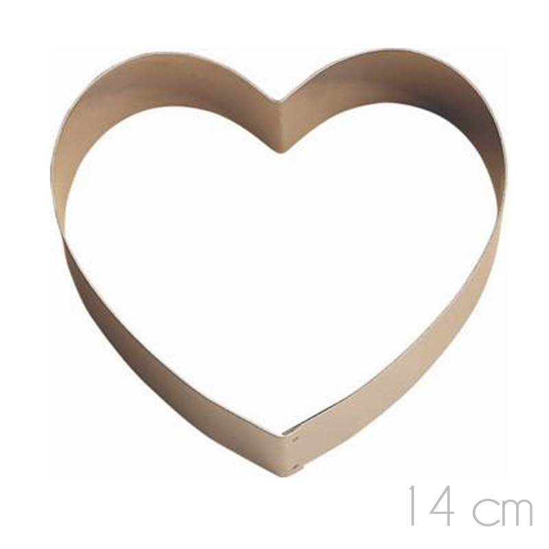 Molde corazon inox. 14x4.5 ref. 2357-r